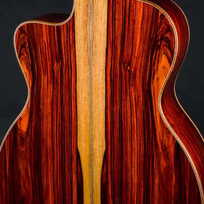 Bourgeois 000 Cutaway Large Soundhole Custom Cocobolo and Bearclaw Adirondack Spruce NEW image 19
