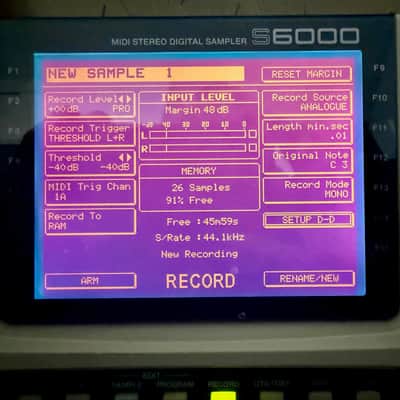 Akai S6000 MIDI Stereo Digital Sampler 1999 - White image 11