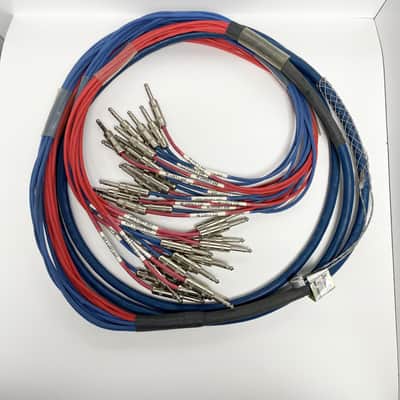 Whirlwind Medusa Belden 16-channel 1/4" TRS to TRS Snake 16FT image 1