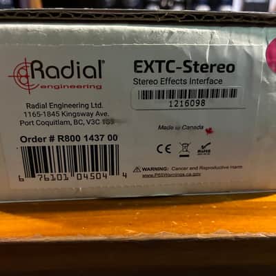 Radial EXTC-Stereo Effects Reamper 2024 - Orange image 5