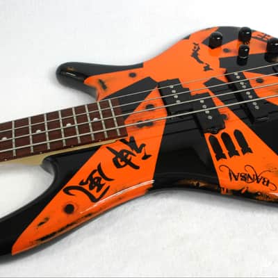 Custom Painted 2019 Ibanez Gio SGR 200B With Light Relic and Graphics image 17