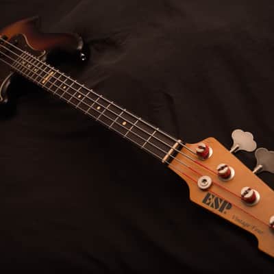ESP Vintage Four Precision/Jazz Bass guitar! NOT LTD! Sunburst! Custom Shop Fender Killer! image 24