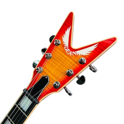 Dean USA Custom Shop Cadillac Flame Top - Trans Cherry Sunburst image 12