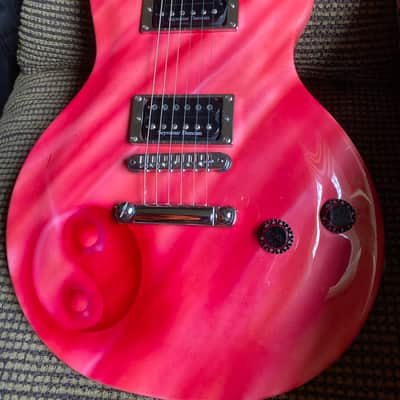 Rare Washburn Custom 'Custom' Shop Factory Gloss Finish/ Red & Pink Hues image 2