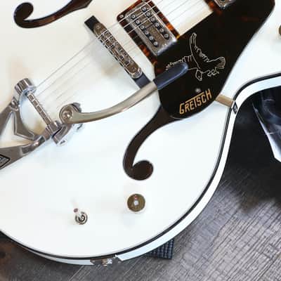 Minty! 2025 Gretsch G6636TDC Richard Fortus Signature White Falcon Semi-Hollow Electric Guitar White + COA OHSC image 7