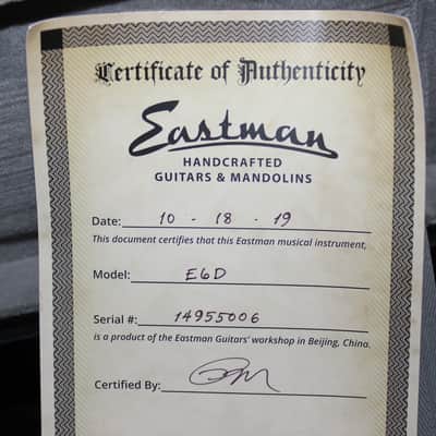 Eastman E6D Dreadnought Natural image 19
