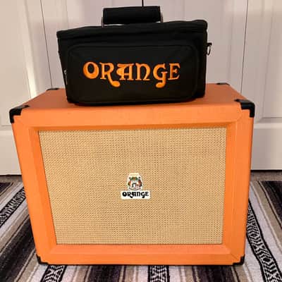 Orange Tiny Terror JJ/Tung Sol Head + PPC112 Cab image 3