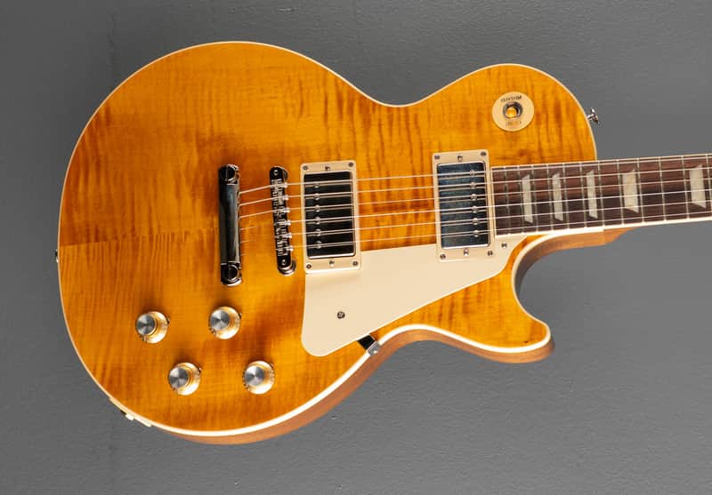 Gibson USA Les Paul Standard 60's Figured Top - Honey Amber image 1