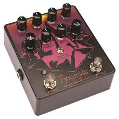 EarthQuaker Devices Pyramids Stereo Flanging Device with Different Modes, Controls and Presets (Solar Eclipse) image 3