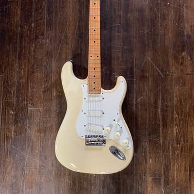 2002 Fender ST-54 95LS 1954 Reissue Stratocaster Eric Clapton Specs Vintage White V Neck prof MIJ image 2