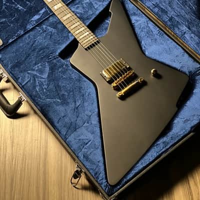 Schecter Cesar Soto E-1 Signature Electric Guitar in Satin Black image 1