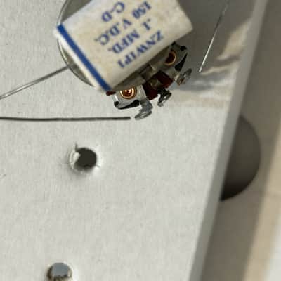 Vintage Reproduction Fender Capacitor 1953-62 Chicklet 1MFD image 5