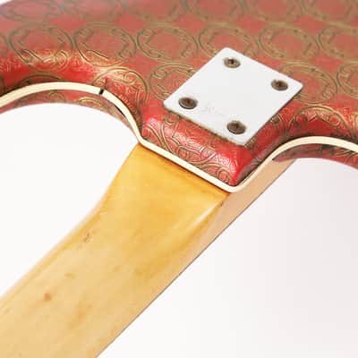 1962 Gagliano by Hofner Model 172 - Rare Diamond Pickup with Red & Gold Vinyl Covering! image 20