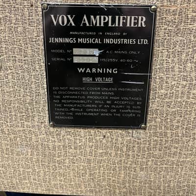 Vox Fawn AC-30 1961 Vintage Guitar Amplifier Combo - Local Pickup Only image 7