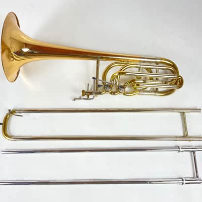 Used Holton TR-181 Bb/F/Gb/D Independent Bass Trombone (SN: 635070) image 3