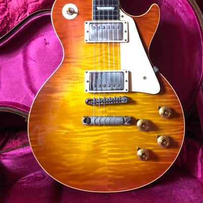 Gibson Custom Shop Handpicked R9 Les Paul 2018 Sunrise Tea Burst RARE STUNNING! image 2