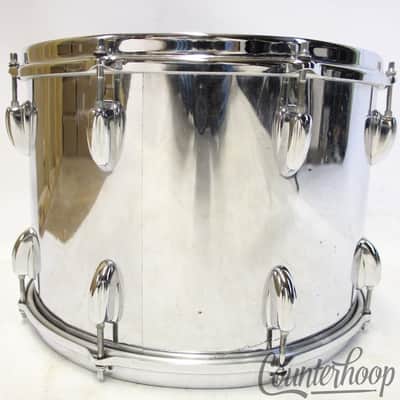 Slingerland 14x10" Chrome Over Wood Tom Drum 3Ply Sound King Vintage 70s USA COW image 4