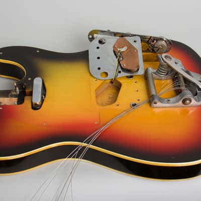 Fender  Telecaster Custom with Bigsby Solid Body Electric Guitar (1969), ser. #191930, black gig bag case. image 18