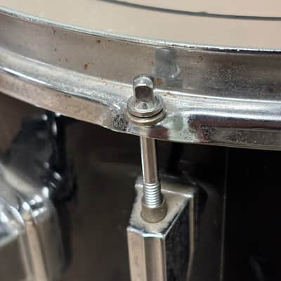 Pearl Export EX 12"x10" Rack Tom Drum Early 90s - Jet Black image 7