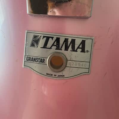 Tama Granstar année 90 - Rhodoïd Cherry rose image 9