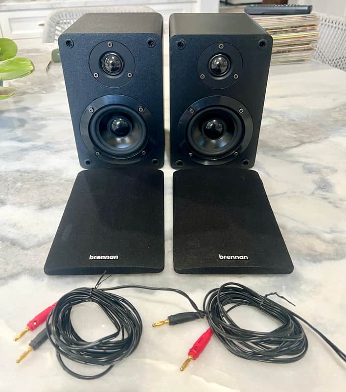 Brennan BSP50 Bookshelf Speakers with Wires - 50W 8 Ohms image 1
