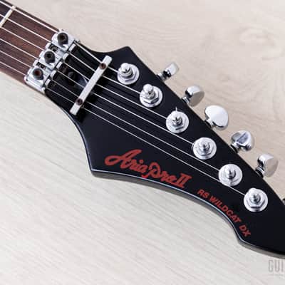 1980s Aria Pro II XX Deluxe Flying V Partscaster Orange With Black Zebra, Japan Matsumoku image 4