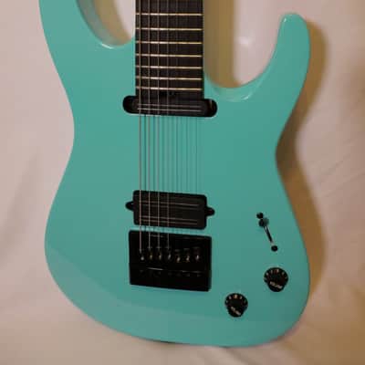 MMC Jackson Pro Series Soloist SL7 ET Josh Smith Signature, Aquamarine W/Case image 1
