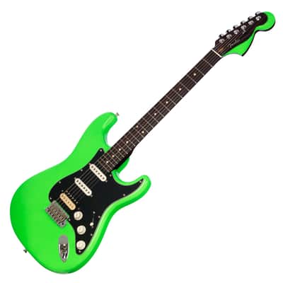 Fender Custom Shop MVP Stratocaster HSS NOS - Neon Green - Rosewood Neck w/ 2-Step Headstock - Dealer Select Master Vintage Player Series Electric Guitar - NEW! image 5