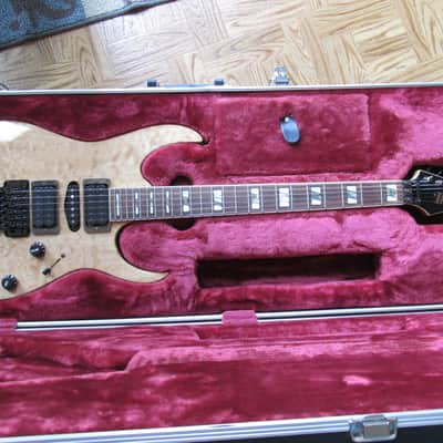 Ibanez USA Custom UCEWQM 1990 Quilted Maple image 1