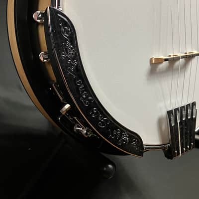 Gold Tone CC-100R Cripple Creek 5-String Banjo Blonde Natural Finish w/ Gig Bag image 6