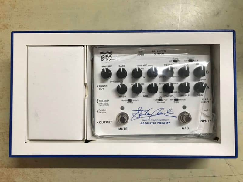 EBS Stanley Clarke Signature Acoustic Preamp w/ Original box & paperwork image 1