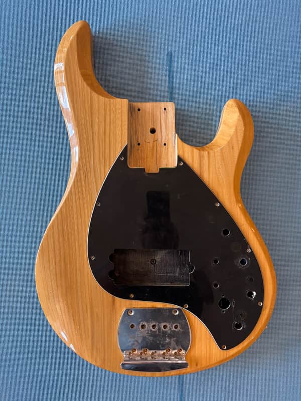 OLP by Ernie Ball MM 5-string Stingray body Natural w/ accessories image 1