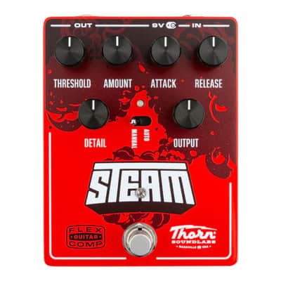 Thorn Soundlabs Steam Flexible Compressor Guitar Pedal with Auto Mode and Detail Upper Frequency Restoration image 1