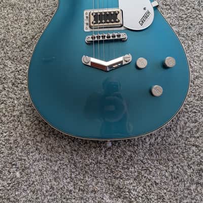 Gretsch G5222 Electromatic Double Jet BT with V-Stoptail 2022 - Present - Ocean Turquoise image 2
