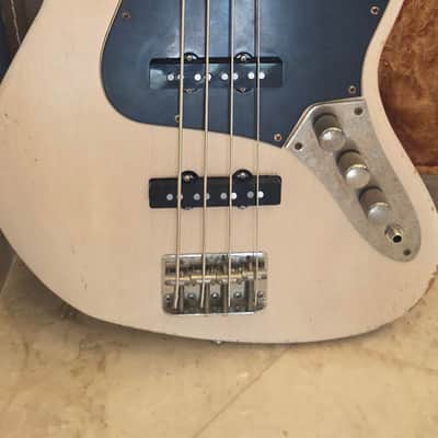 2026 MJT Jazz Bass - Aged White - Nitro Finish - block inlay, 70s style rosewood block inlay pearl bound neckk -Lollar Pickups image 12