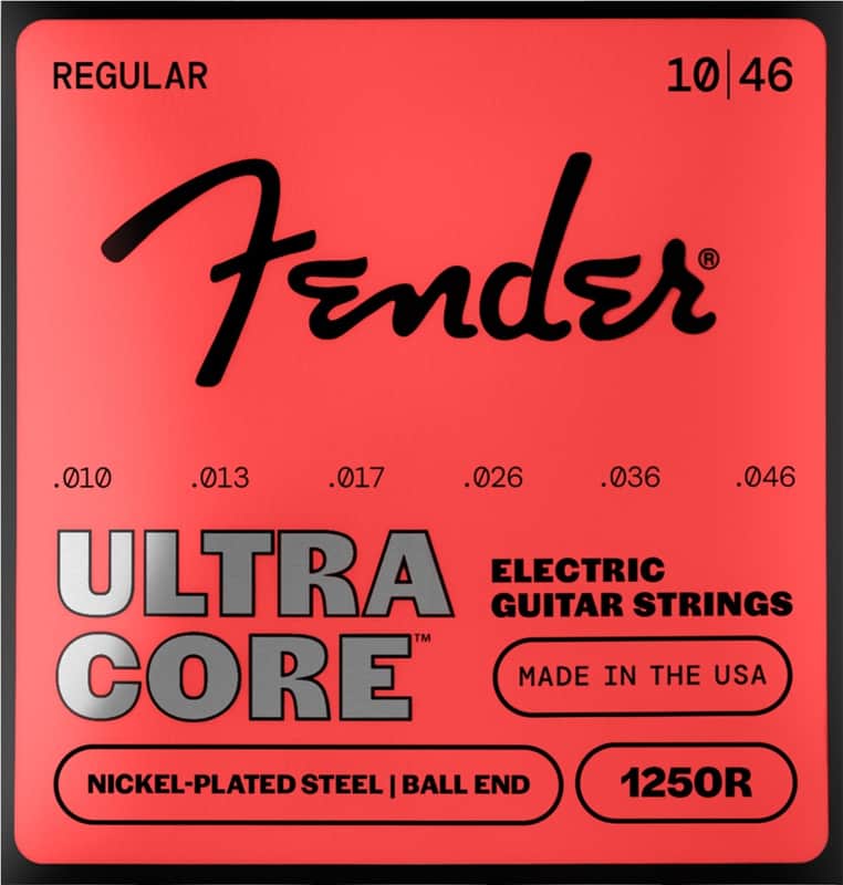 Fender 1250R Ultracore Electric Guitar Strings, NPS, Ball End, Regular 10-46 image 1