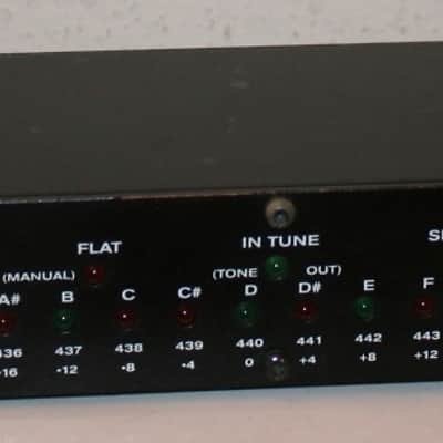 SABINE RT-1601 RACK TUNER WITH 9v AC ADAPTER - Good shape.Many features.w/manual image 1