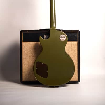 Gibson Custom M2M '54 Les Paul, Olive Drab, Ultra Light Aged image 14