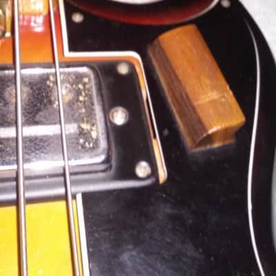 1970's Kay K-2B Bass Sunburst image 9