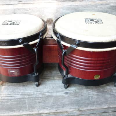 World Beat  professional bongos  cherry image 5