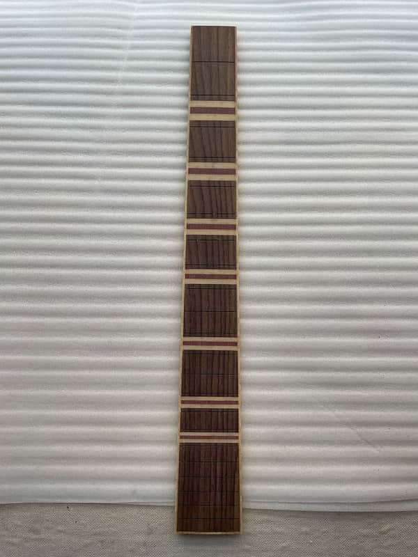 22 Frets Rosewood Guitar Neck Fingerboard Fretboard image 1