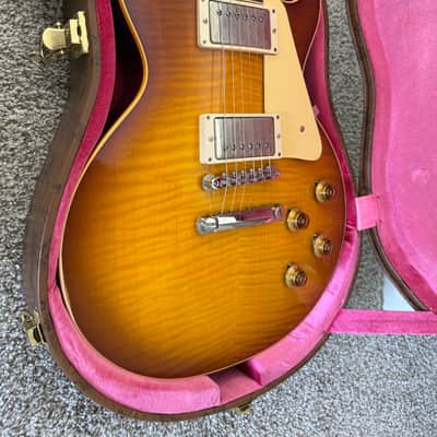 2024 Gibson Custom Shop Murphy Lab '59 Les Paul  Standard Reissue Light Aged Slow Ice Tea Burst with Hand Wound MJ Seymour Duncan Pearly Gates Pickups image 3