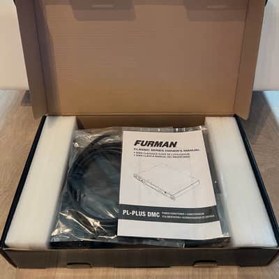 Furman PL-PLUS DMC Power Conditioner with Voltmeter/Ammeter 2010s - Black NEW in OPEN BOX image 2