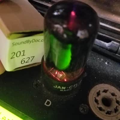 Tung-Sol 1% Tight Matched Pair (2) JAN-CTL-6V6GT tNOS AT1000 TESTED Vacuum Tubes greyglass military Premium Beam Power 6V6 1942-1952 image 6