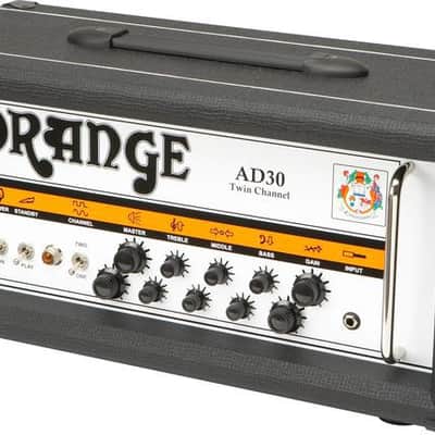 Orange AD30HTC-BK 30 Watt Twin Channel Class A Guitar Amp Head in Black image 2