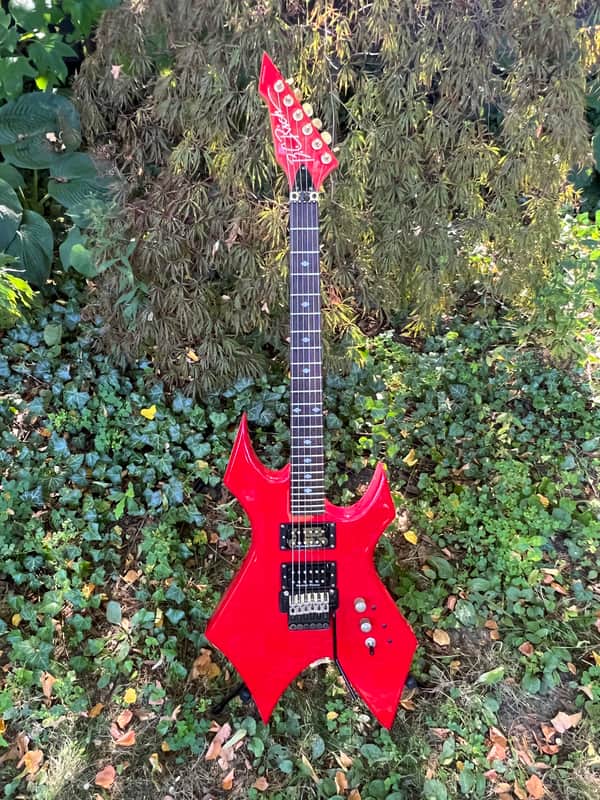 BC Rich Warlock Reverse Headstock Red 1994 NJ Series image 1