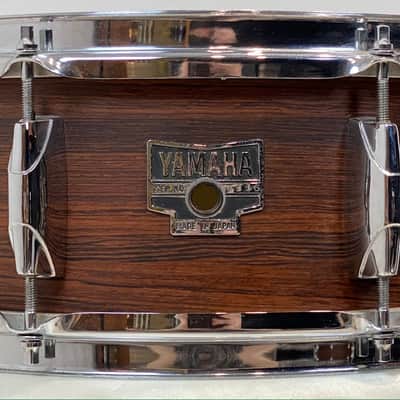 Yamaha 20/12/14/5.5x14". 1970s Vintage Drum Set - Walnut veneer. Birch shells. Ultra rare. image 18