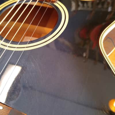 Takamine EG560C Mini-Jumbo Acoustic-Electric Blue image 5