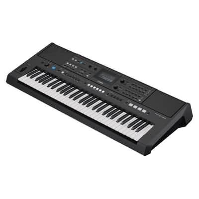 Yamaha PSRE483 61-Key Portable Keyboard 2026 - Present - Black image 1