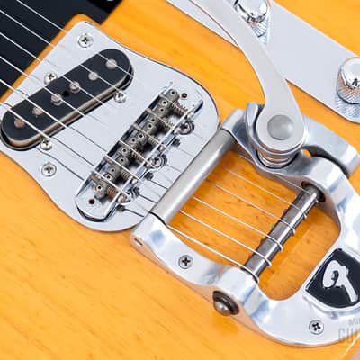 2006 Fender Telecaster ‘52 Vintage Reissue TL52-118BTX Butterscotch w/ Bigsby & Custom Inlay, Japan CIJ image 8
